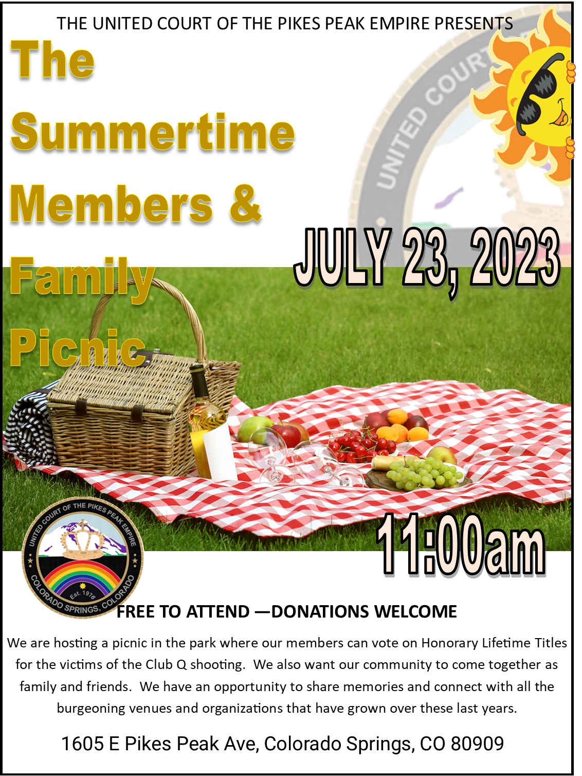 the summertime members and family picnic 07-23-2023